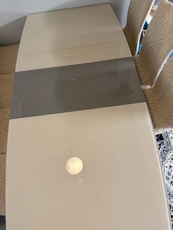 Modern Extendable Dining Table Gloss Finish