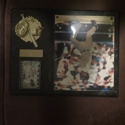 Derek Jeter decorative plaque
