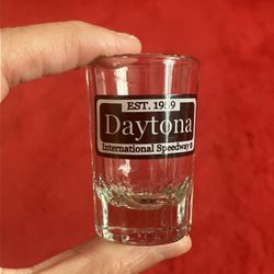 DAYTONA INTERNATIONAL SPEEDWAY Small SHOT GLASS ~ Retired ~ More VINTAGE items