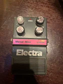 Electra Metal Max Guitar Pedal - 1980s