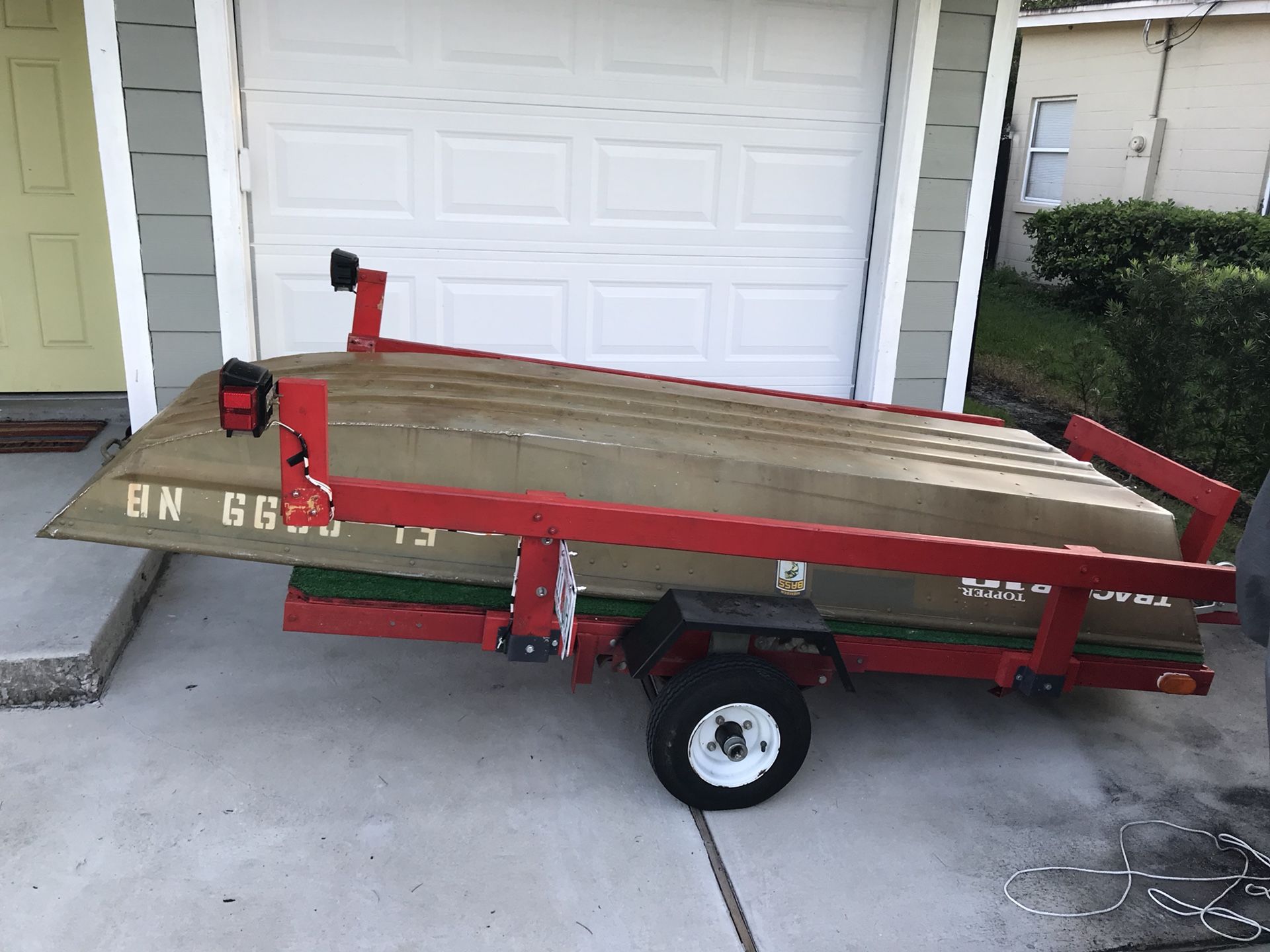 Boat with trailer