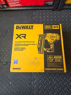 Dewalt 16 ga straight finish nailer
