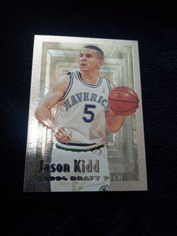 Dallas Mavericks Jason Kidd Topps 1994 Draft Pick Foil Rookie Card