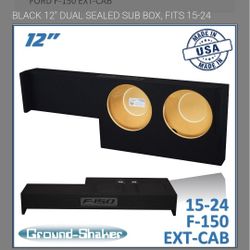 Ford F150 Pick Up 2015 To 2024 Dual 12 Inch Box