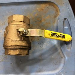 Plumbing 2 1/2 “ Threaded ball Valve. 