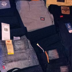🔥 18-Piece Men’s Pants Lot – Denim, Workwear & Shorts
Mostly Levi’s, Wrangler, and Dickies. Some brand new with tags, all clean and wearable