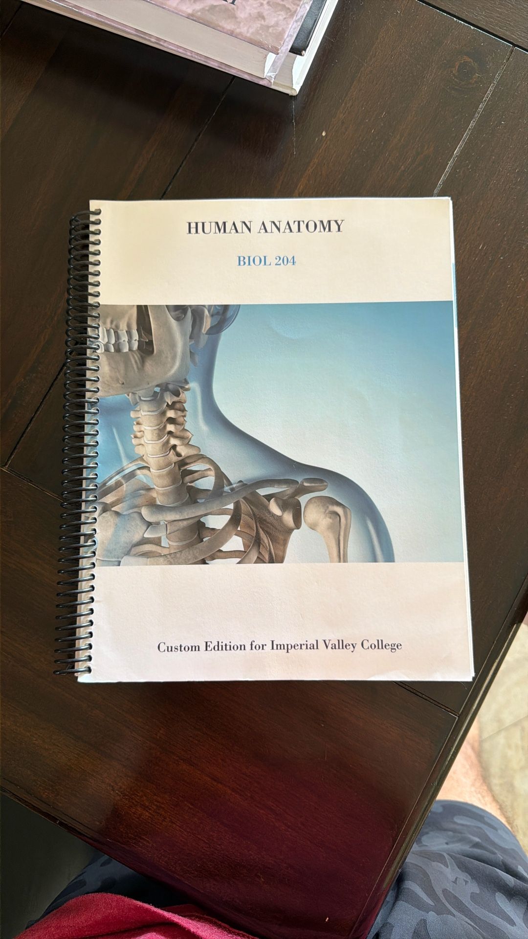 Human Anatomy (Biology 204 IVC) Work Book