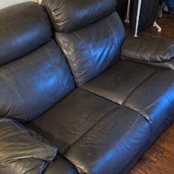 Leather Sofa 