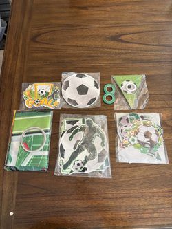 Soccer Theme Party Decoration Set