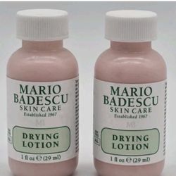 2 x Mario Badescu Drying Lotion 1 oz / 29ml Each FULL SIZE