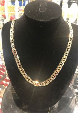 24KT Gold Bond Chain with Lifetime Replacement Guarantee (THIS IS NOT A PLATED CHAIN & IT WILL NOT CHANGE COLOR)