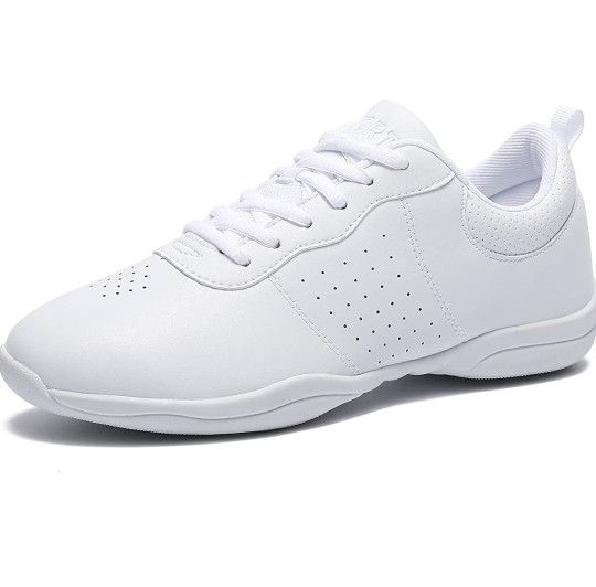 HWJHMX All White Cheer Shoes Girls Size 13.5 Girl