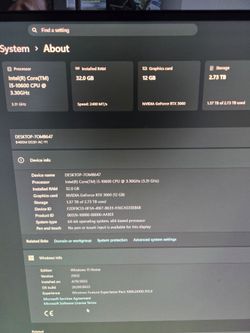 Gaming/Work PC Setup