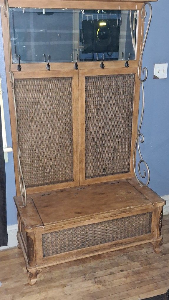 Antique Hall Tree