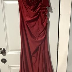 Burgandy dress