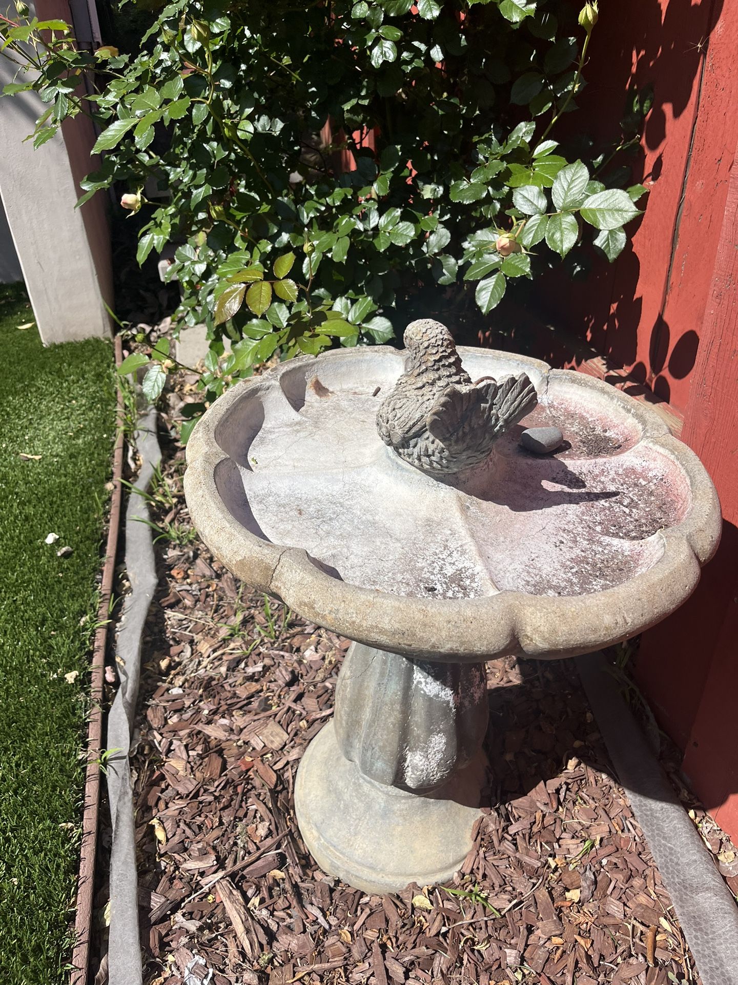 Bird Bath (cast Stone) $100 OBO