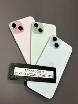 Apple iPhone 15 Plus - Pay $5 DOWN AVAILABLE - NO CREDIT NEEDED