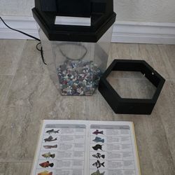 Fish Tank With Light + Extra Lid + Book