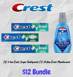 🔥 NEW Crest Oral B Toothpaste & Mouthwash Bundle Deal STOCK UP🔥