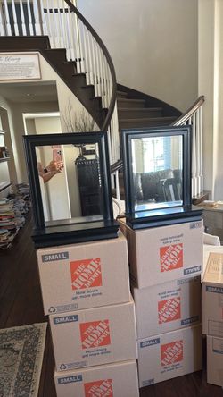 Set of Hanging Wall Mirrors