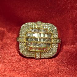 14k Yellow Gold Diamond Baguette Ring 2.00 ctw 