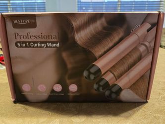 Bestope Pro 5-in-1 Curling Wand Set