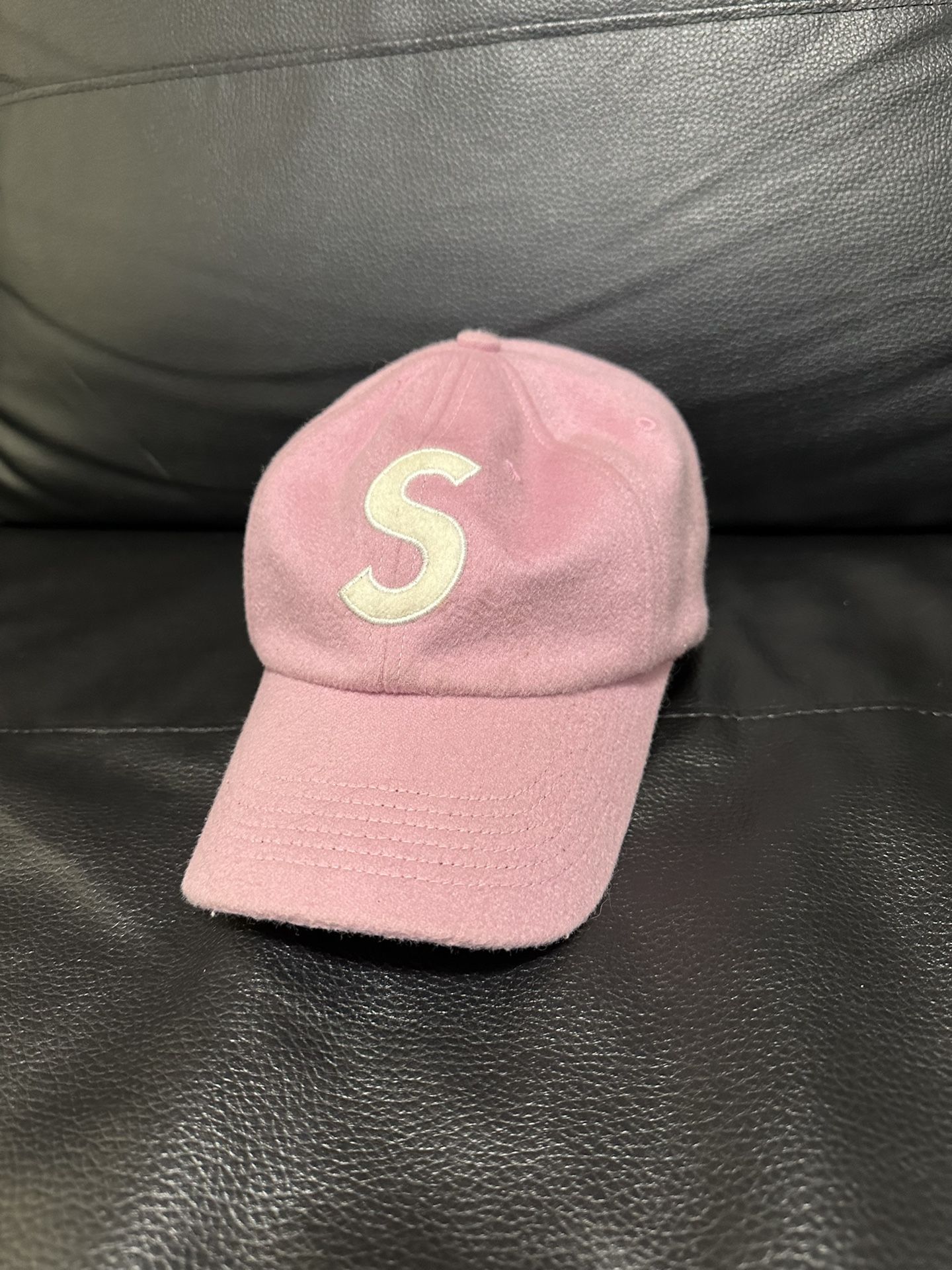 Supreme 6 Panel Pink Hat