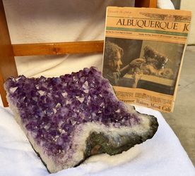 2 Vintage High-Grade Uruguayan Amethyst Geodes (1987 Provenance) by