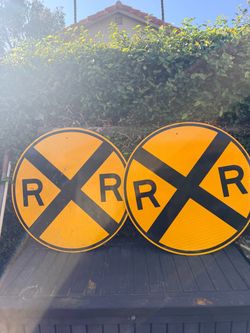 Authentic Railroad Signs