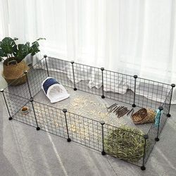 Built guinea pig cage