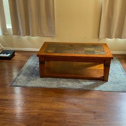 Coffee Table And Rug
