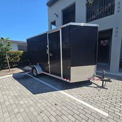 Trailer 6x14 "2023" used, but excellent condition  clean documentation in hand ✋️ READ Description FIRST, LEA PRIMERO.