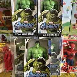 HASBRO Marvel Avengers Titan Comic Hero Series 12” Action Figure GREEN Hulk Toy
