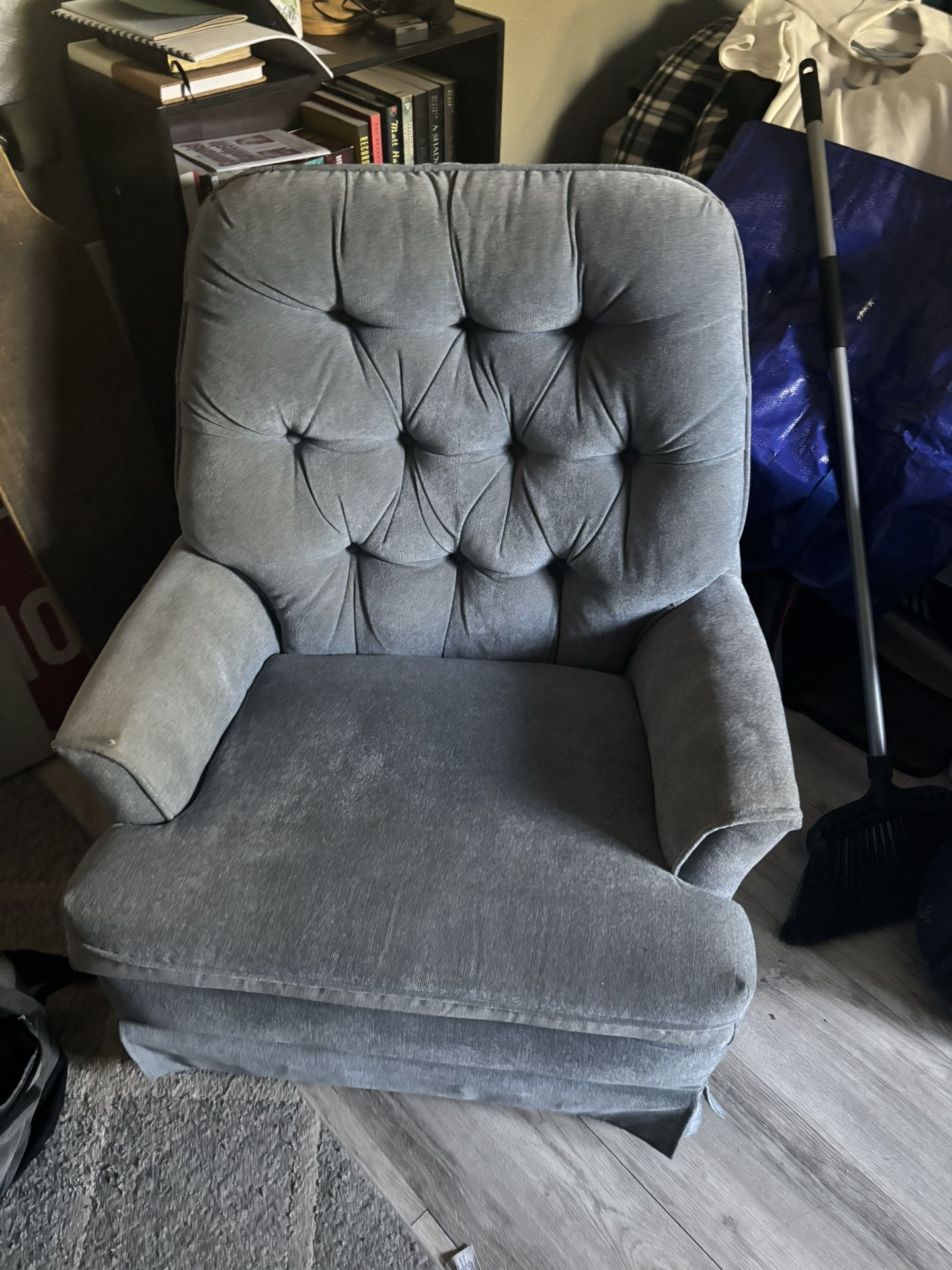 light blue sofa 