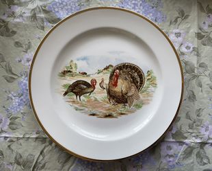 Vintage Sheffield Ceramic Turkey Platter