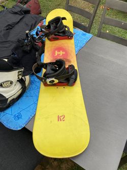 Snow Board, Van Snow Board Boots Size 7  Pants Size Xs And Small