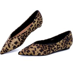 Reitoye Flats for Womens Closed Pointed Toe Ballet Flat Comfortable Dressy Work Slip On Casual Shoes Womens Flats