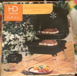 Grill, charcoal portable