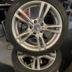 Stock M Sport F30 Wheels With New Winter Tires