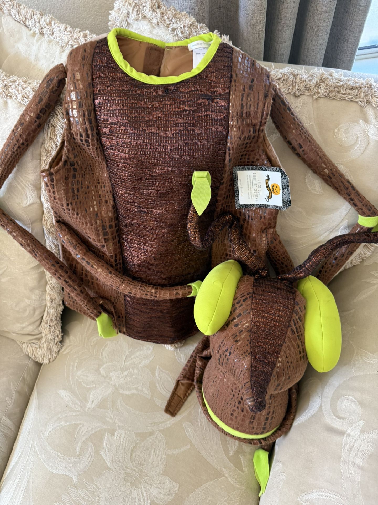 Pottery Barn Light Up Stick Bug Costume (New) - Size 7-8