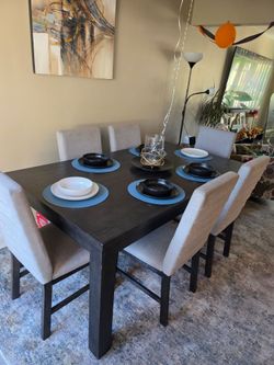 6 chair dining table
