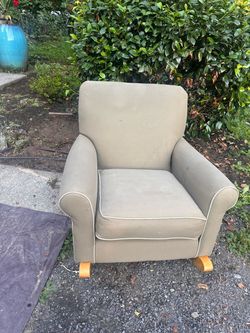 Free Upholstered rocking chair
