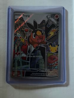 Tepig MEP 050 Pokémon Holo Card
