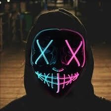 Halloween LED Mask Light Up Mask NEW