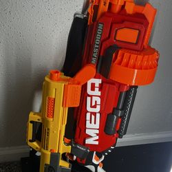Nerf N Strike Mega Mastodon & N-Strike Deploy CS-6