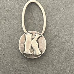 Vintage 82.5 Keychain with Letter K