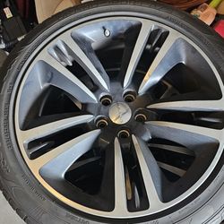 RARE OEM 20" Wheels – 2012 Dodge Challenger SRT8 Yellow Jacket – Complete Set w/ Tires & TPMS