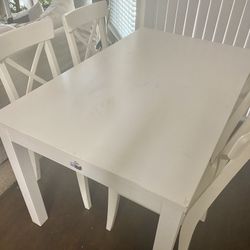Ikea Dining Table And 4 Chairs 