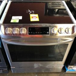 LG Smooth Surface Electric Slide in Stove