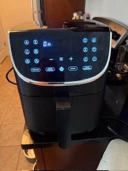 Gourmia Air Fryer - 7 QT Large Capacity, 12Presets, FryForce 360 Degree, Nonstick & Dishwasher Safe